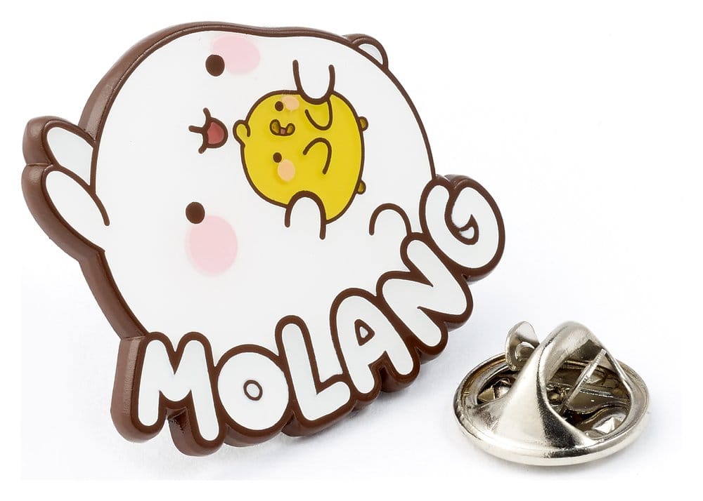 Molang Pin Badge Molang & Piu Piu Logo