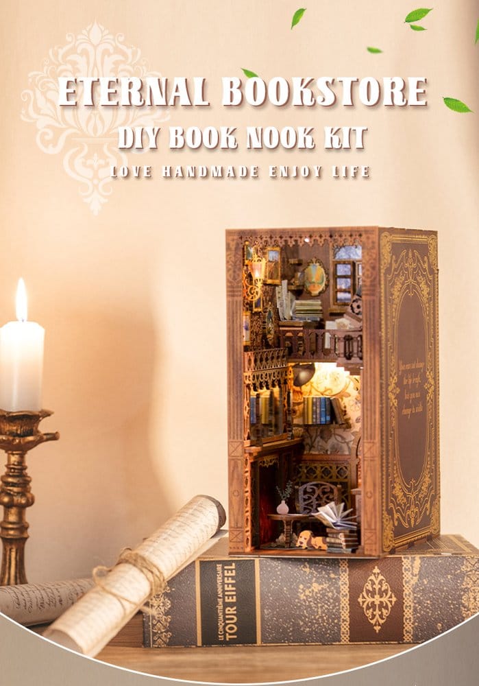 Book Nook Eternal Bookstore 23 x 11 cm