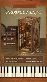 Book Nook The Secret Rhythm 23 x 11 cm