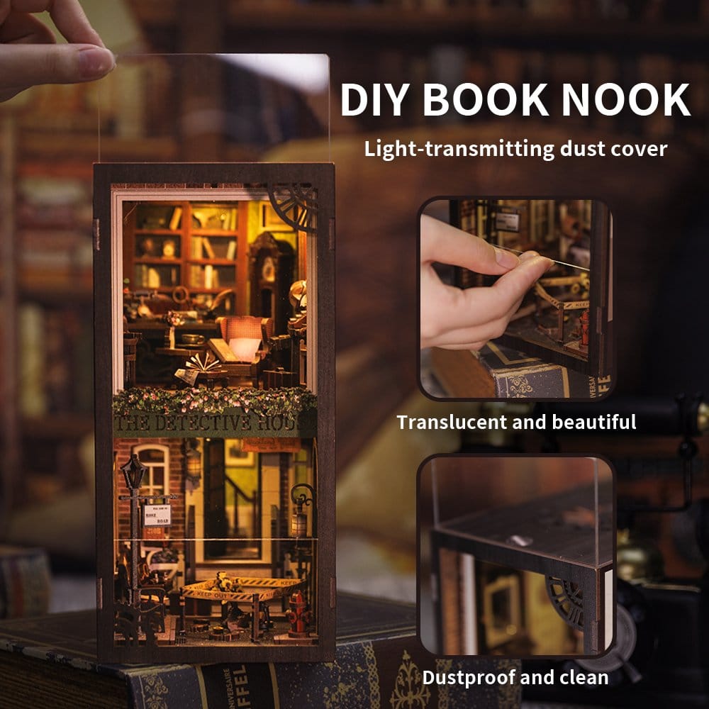 Book Nook Rose Detective Agency 23 x 11 cm
