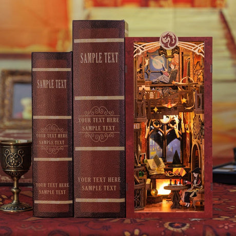Book Nook Flame Common Room 23 x 11 cm