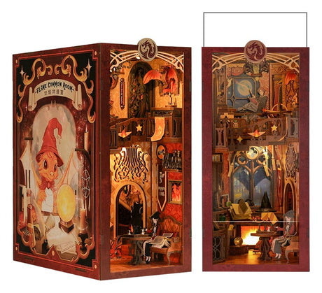 Book Nook Flame Common Room 23 x 11 cm