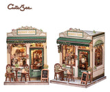 Miniature House Model Kit Sunny Cafe 20 x 16 cm