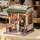 Miniature House Model Kit Sunny Cafe 20 x 16 cm