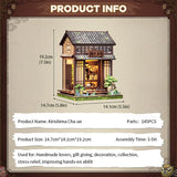 Miniature House Model Kit Kirishima Cha-an 19 x 14 cm
