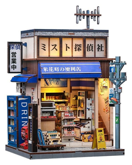 Miniature House Model Kit Beika-cho Convenience Store 22 x 15 cm