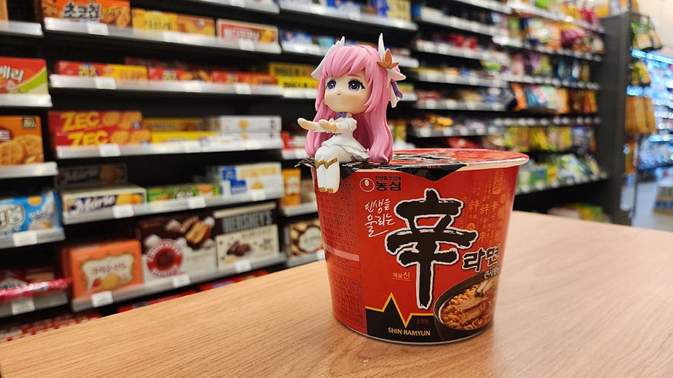Goddess of Victory: Nikke Cup Noodle Holder Dorothy 9 cm PVC Statue