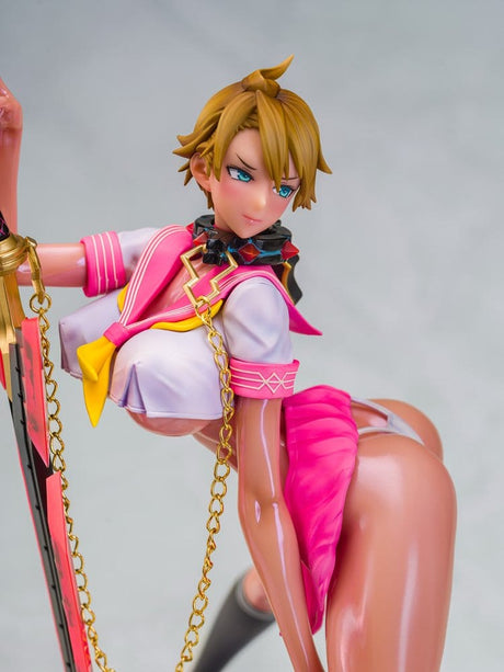 Original Character Mahou Shoujo Series Statue 1/6 Rui Asuka Pink Summer Sailor Ver. Illustration by Raita 29 cm