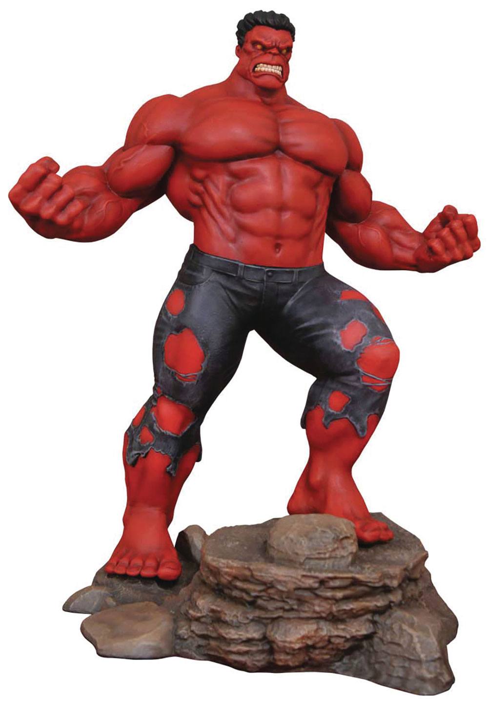 Marvel Red Hulk 10" Diamond Select Gallery PVC Diorama Statue