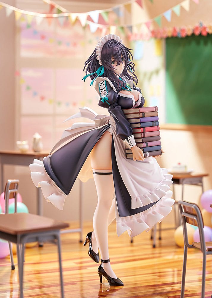 Original Illustration PVC Statue 1/6 Maid Maison Hanikami Kanojo Hikage Chigami Illustration by Piromizu 28 cm