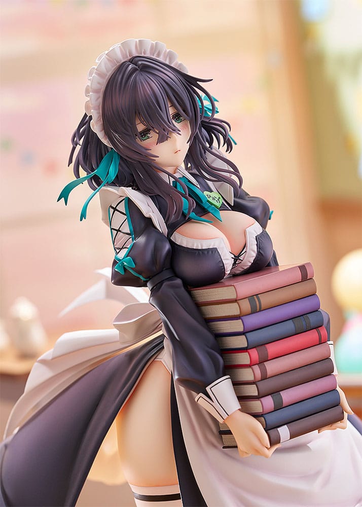 Original Illustration PVC Statue 1/6 Maid Maison Hanikami Kanojo Hikage Chigami Illustration by Piromizu 28 cm