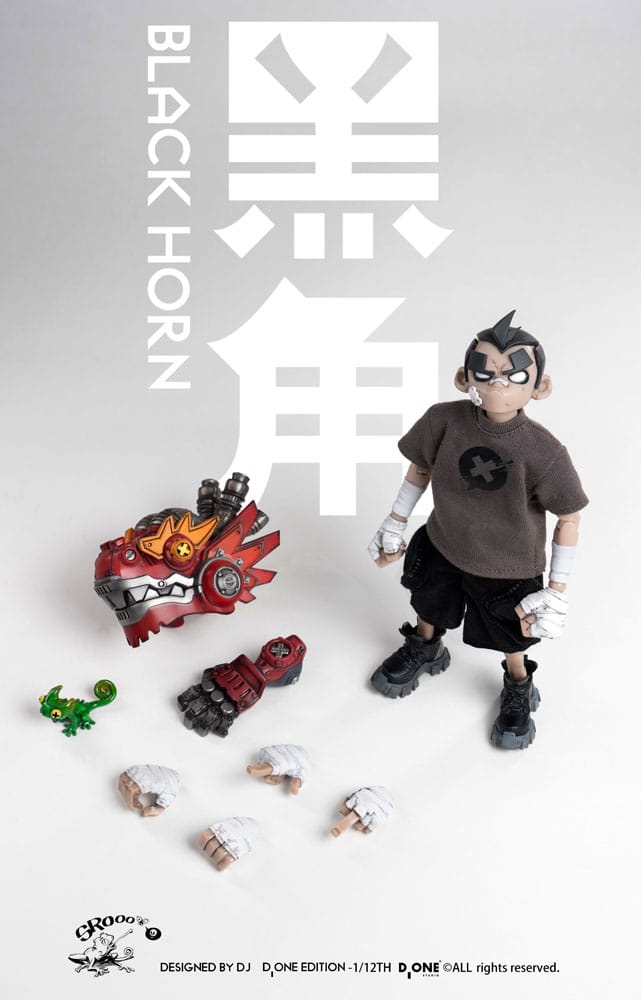 The Circle Black Horn Year of the Loong Limited Edition 16 cm 1/12 Action Figure Kit