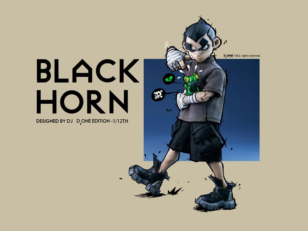 The Circle Black Horn Year of the Loong Limited Edition 16 cm 1/12 Action Figure Kit