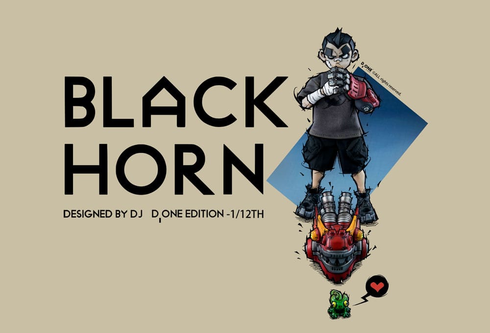 The Circle Black Horn Year of the Loong Limited Edition 16 cm 1/12 Action Figure Kit