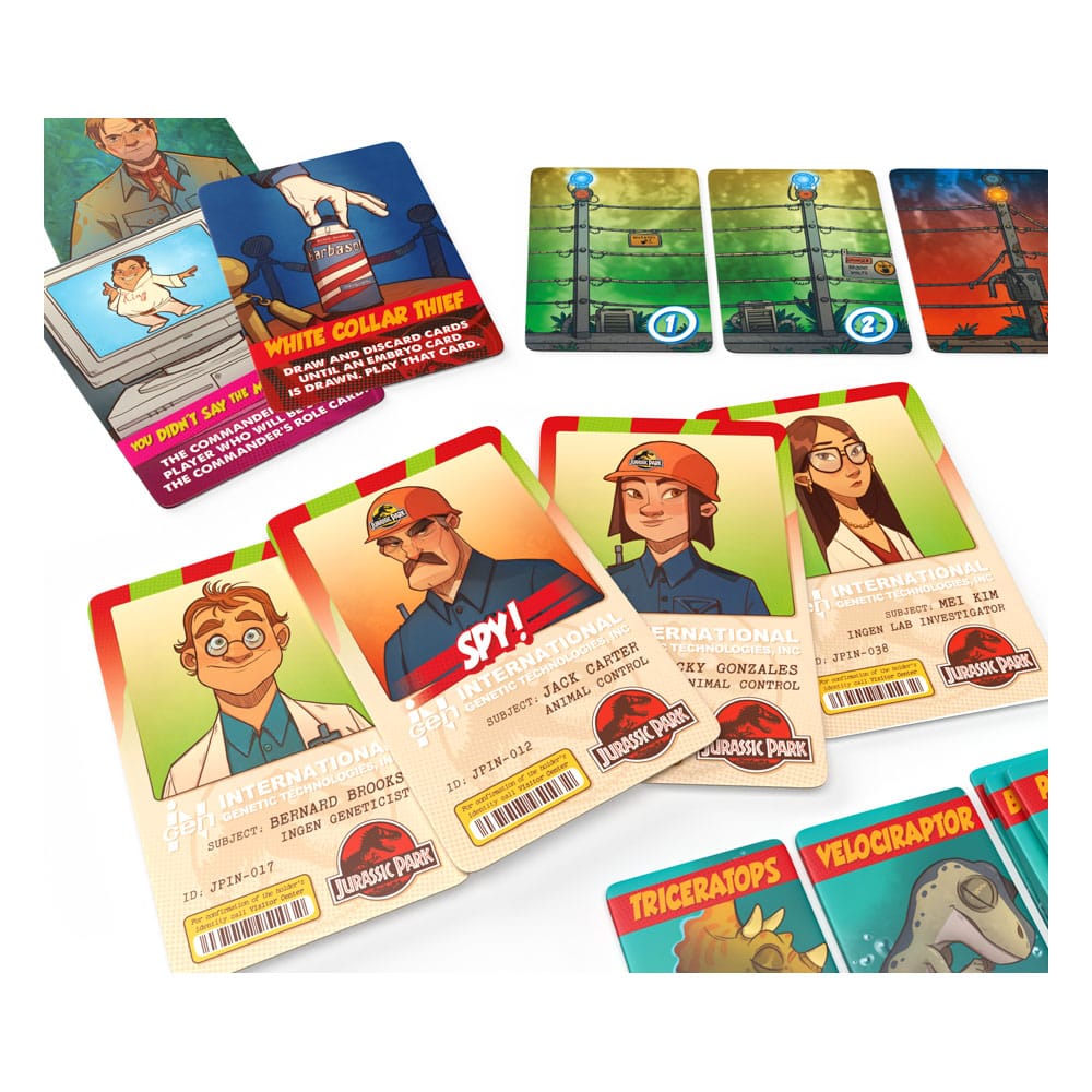 Jurassic Park Hidden Role Game The Spy Game *English Version*
