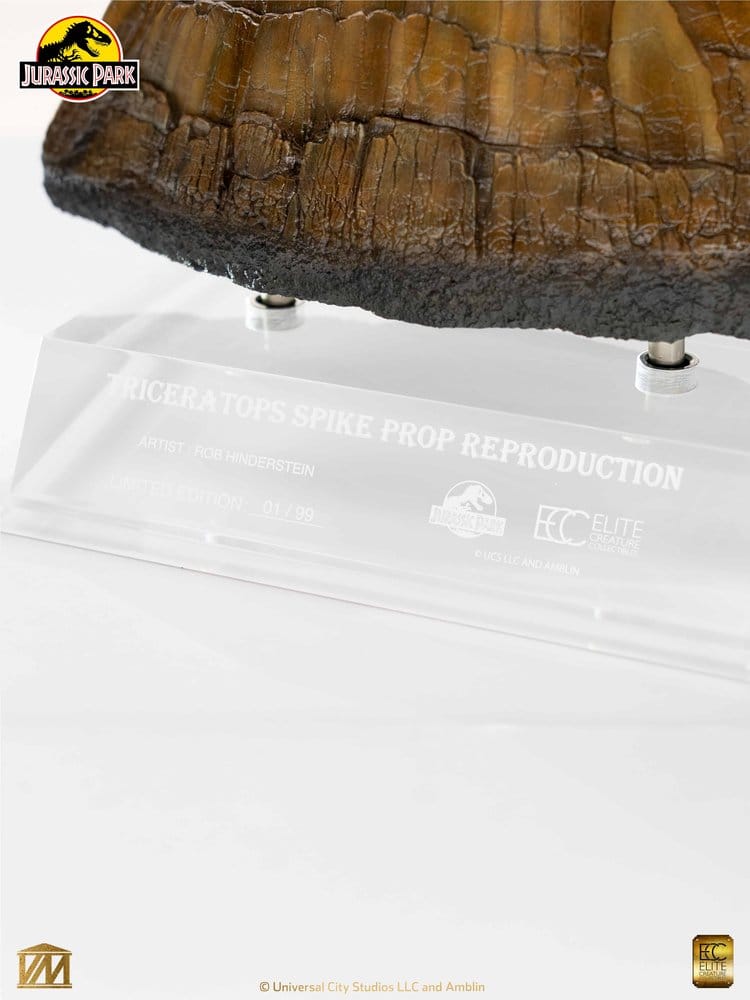 Jurassic Park Statue Triceratops Spike Prop (Reproduction) 19 cm