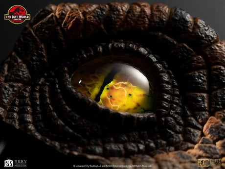The Lost World: Jurassic Park Replica Bust Male Velociraptor Eye Prop 23 cm