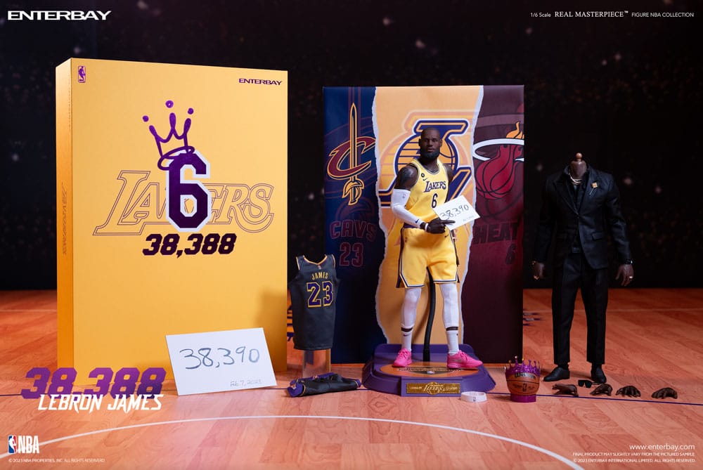 NBA Collection Lebron James Special Edition 30 cm 1/6 Scale Real Masterpiece Action Figure