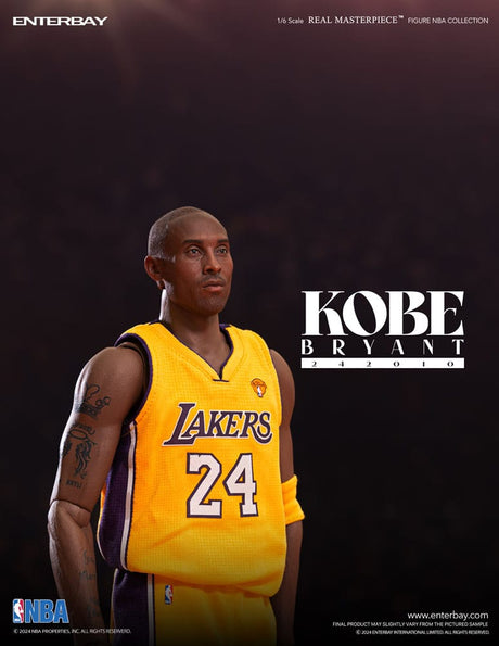 NBA Collection Real Masterpiece Kobe Bryant 242010 Limited Edtition 30 cm 1/6 Action Figure
