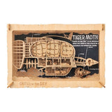 Castle in the Sky Paper Theater Wood Style Tiger Moth Paper Model Kit