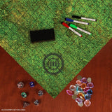 Enhance Tabletop Grid Mat Campaign Kit DnD green