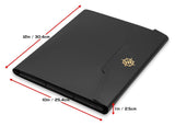 Enhance Binder 9 Pocket Card Binder Black 30 x 25 x 3 cm