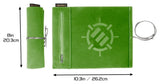 Enhance Tabletop Accessories Roll on a Scroll Dice and Rolling Mat Green