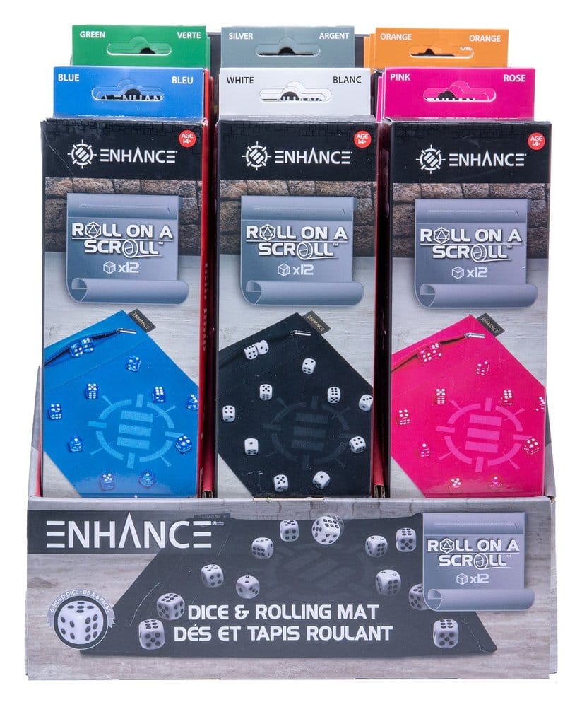 Enhance Tabletop Accessories Roll on a Scroll Multicolor Display (18)