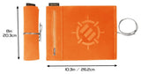 Enhance Tabletop Accessories Roll on a Scroll Dice and Rolling Mat Orange