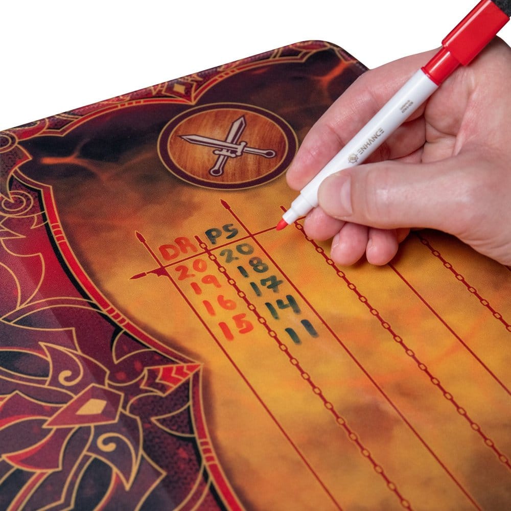 Enhance Tabletop Playmat Deluxe Edition with Duel Tracker 81 x 36 cm