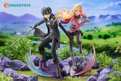 Sword Art Online Progressive Scherzo of Deep Night Kirito & Asuna Set 1/7 Statue