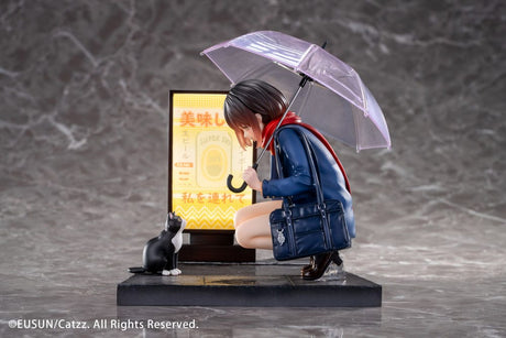 Original Character Statue 1/7 Rainy Day - Meeting Illustrated by Catzz 16 cm