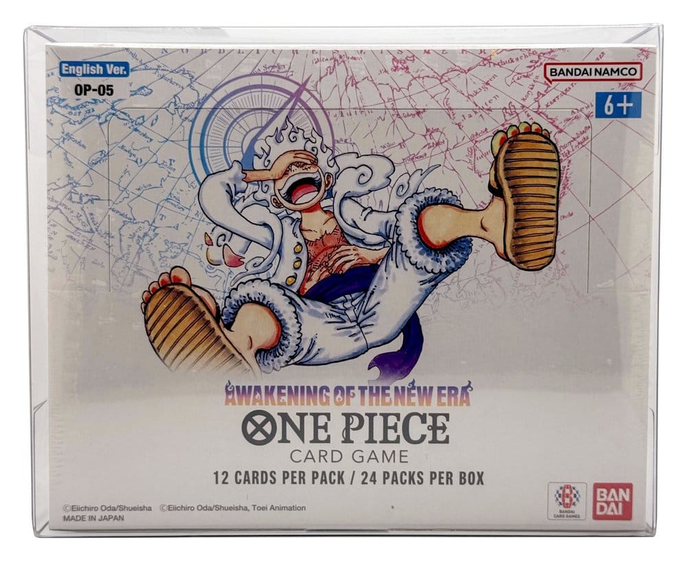 Evoretro PET Protectors 5-Pack for One Piece Booster Box (English, OPP 4-6) 12 x 6 x 15 cm