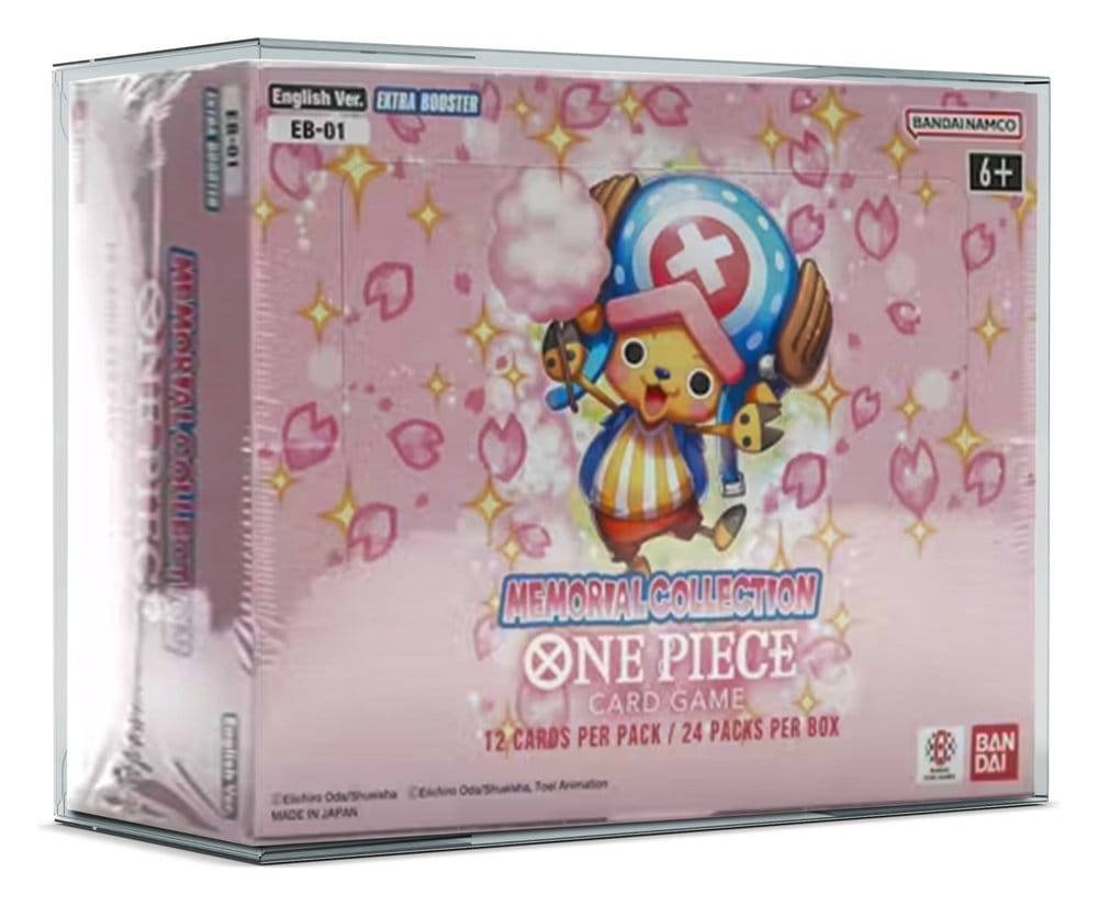 Evoretro PET Protectors 5-Pack for One Piece Booster Box (English, OPP 4-6) 12 x 6 x 15 cm