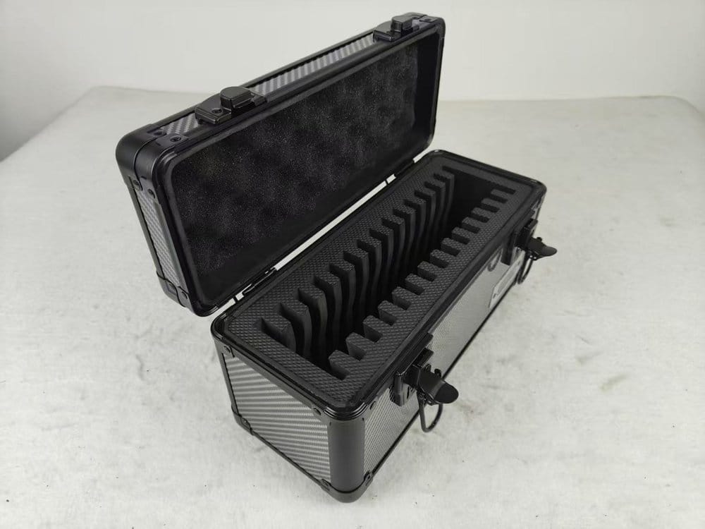 Evoretro Trading Card Storage Box for 15 Slabs Gray 33.9 x 13.4 cm