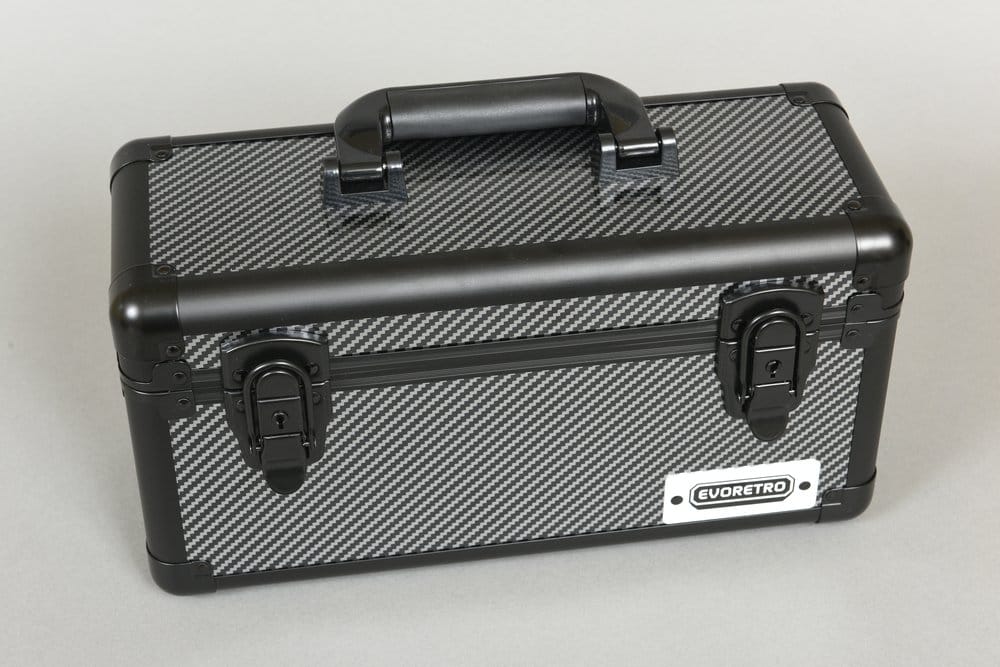 Evoretro Trading Card Storage Box for 15 Slabs Gray 33.9 x 13.4 cm
