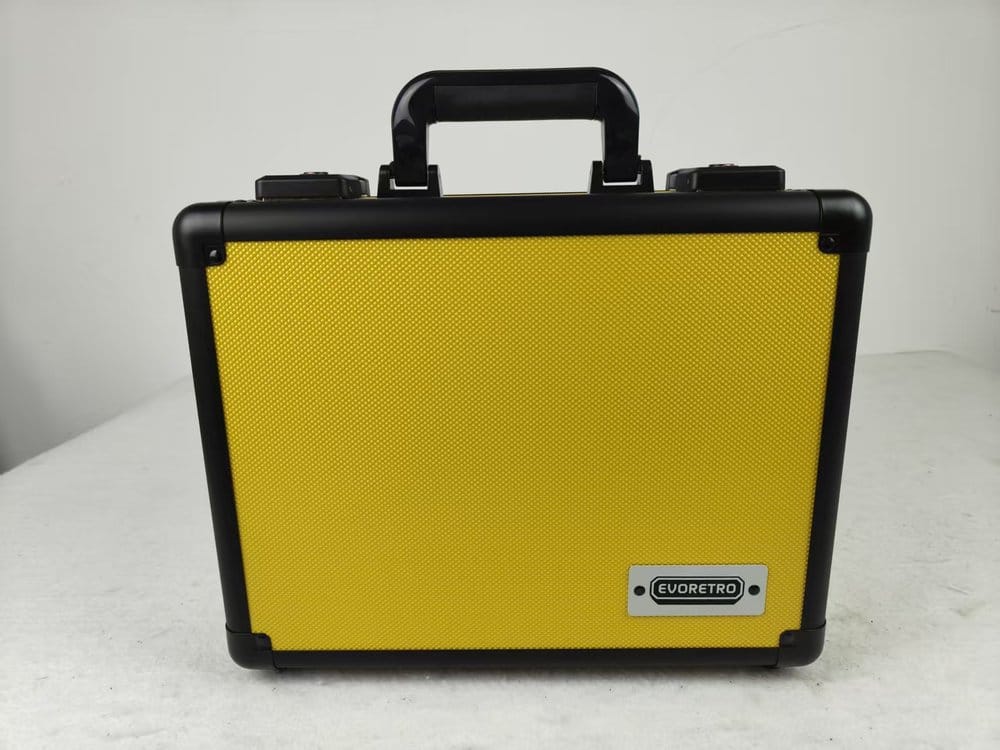 Evoretro Trading Card Storage Box for 90 Cards Yellow