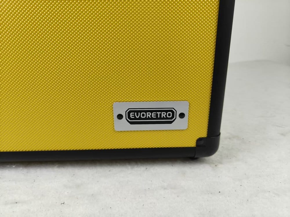 Evoretro Trading Card Storage Box for 90 Cards Yellow