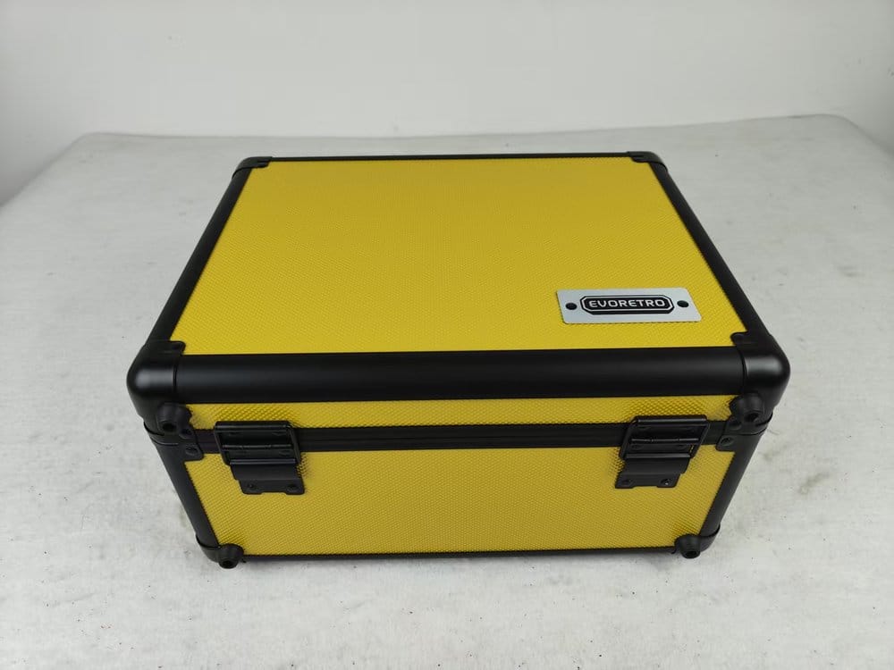 Evoretro Trading Card Storage Box for 90 Cards Yellow