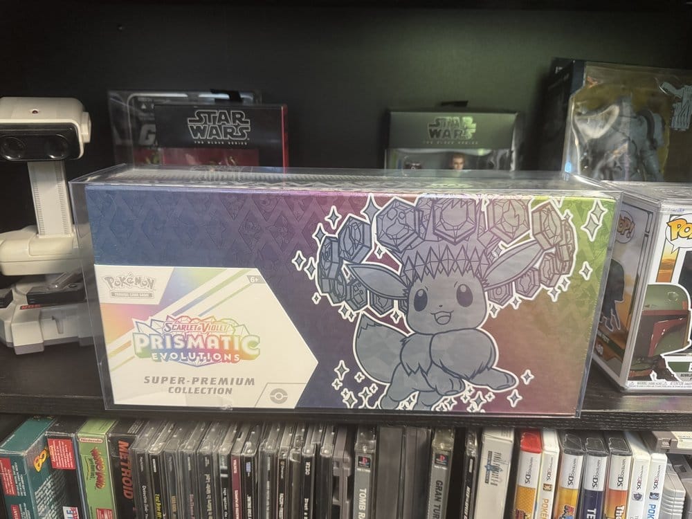 PET Protectors 2-Pack for Pokémon Prismatic Evolutions Super Collection Box 38 x 18 cm
