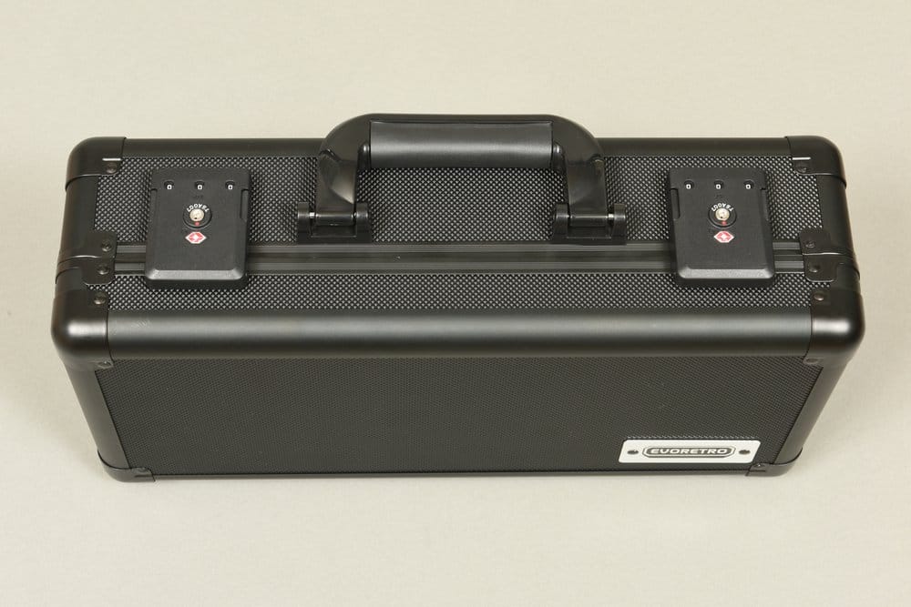 Evoretro Mini Carrying Case with Handle & Removable Foam Black