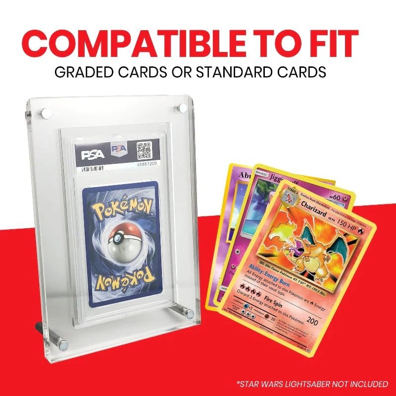 Evoretro Acrylic Card Display Stand for PSA Graded Cards 3mm