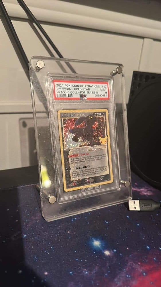 Evoretro Acrylic Card Display Stand for PSA Graded Cards 3mm