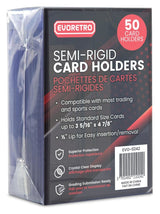 Evoretro Card Holders 200-Pack Semi-Rigid 8 x 12 cm