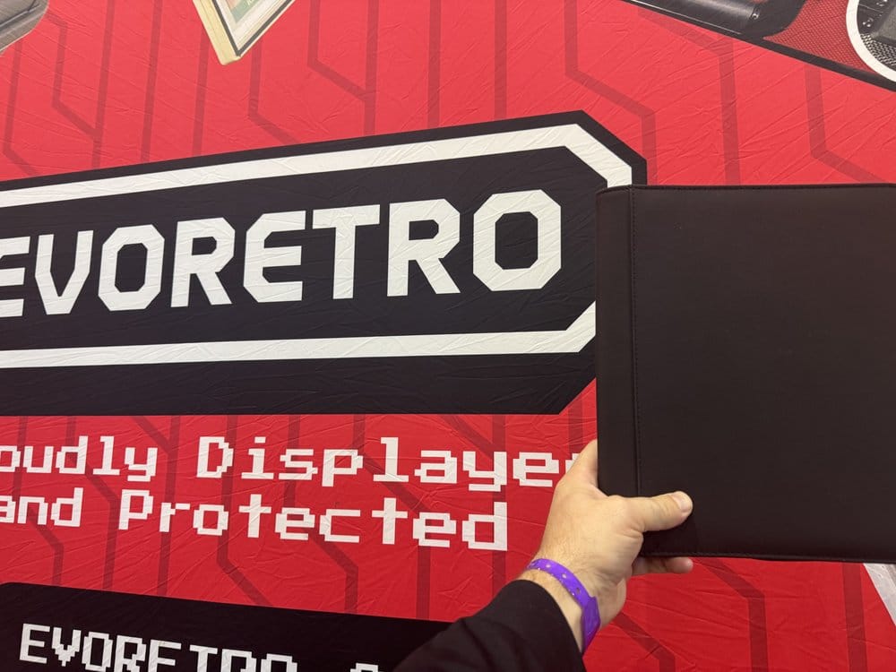 Evoretro Topload Cards Binder 2x2 160 Cards Black 24.4 x 19.1 cm