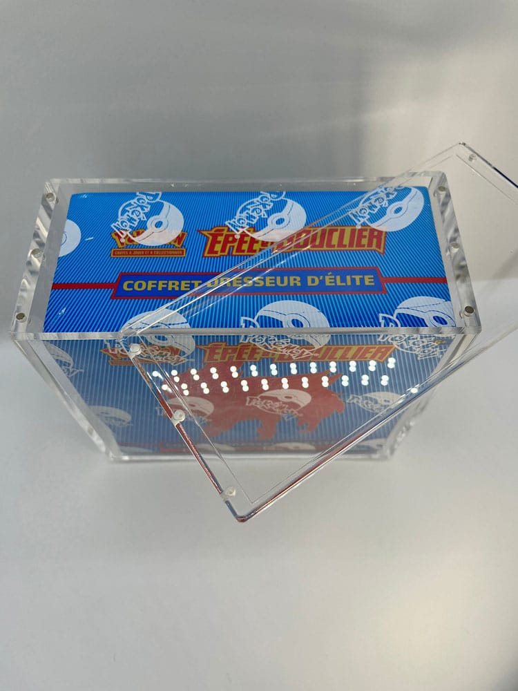 Evoretro Acrylic Display Case for Booster Boxes / Elite Trainer Boxes Ver. 1 Magnetic
