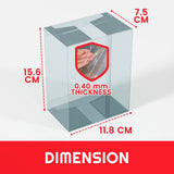 Evoretro PET Protectors 5-Pack for Pokémon Medium Tins 12x8x15cm
