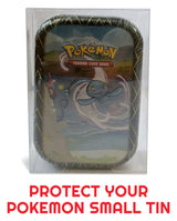 Evoretro PET Protectors 5-Pack for Pokémon Small Tins 8x3x13cm