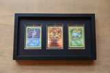Evoretro Display Frame Card Display Case for 3 Magnetic Case Cards