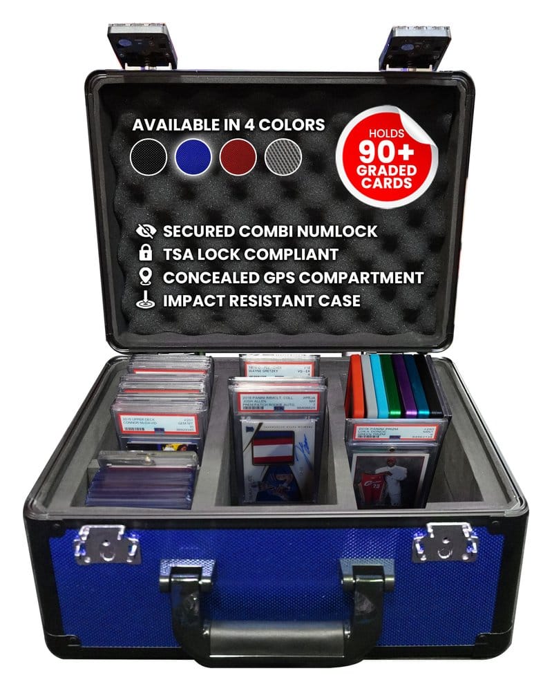 Evoretro Trading Card Storage Box for 90 Cards X Blue